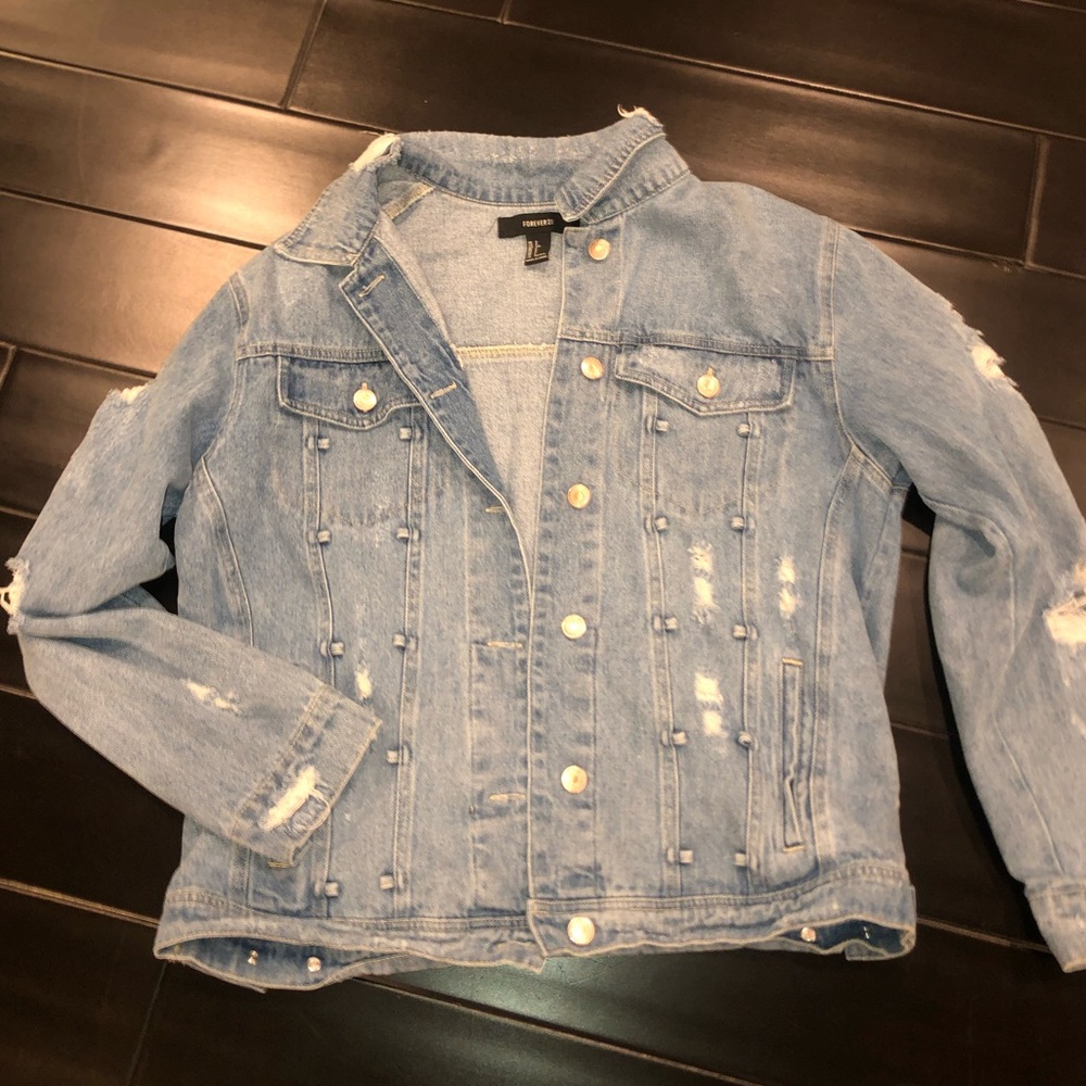 forever 21 jean jacket